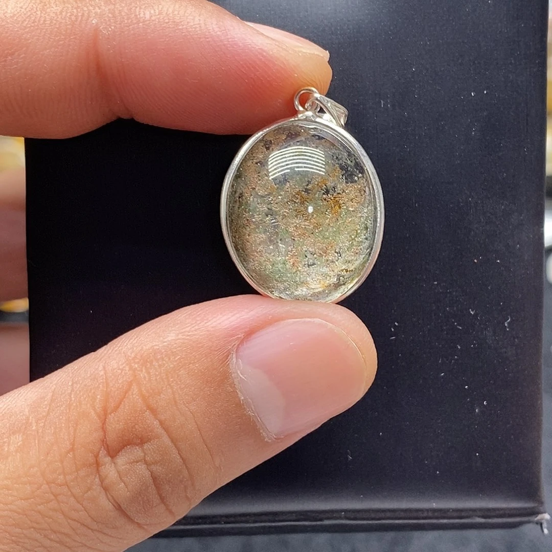 银S925镶嵌珠宝半成品水晶