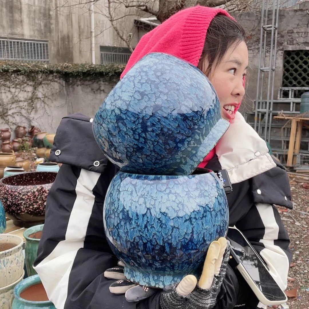 红陶王嫂花盆直播0221-516