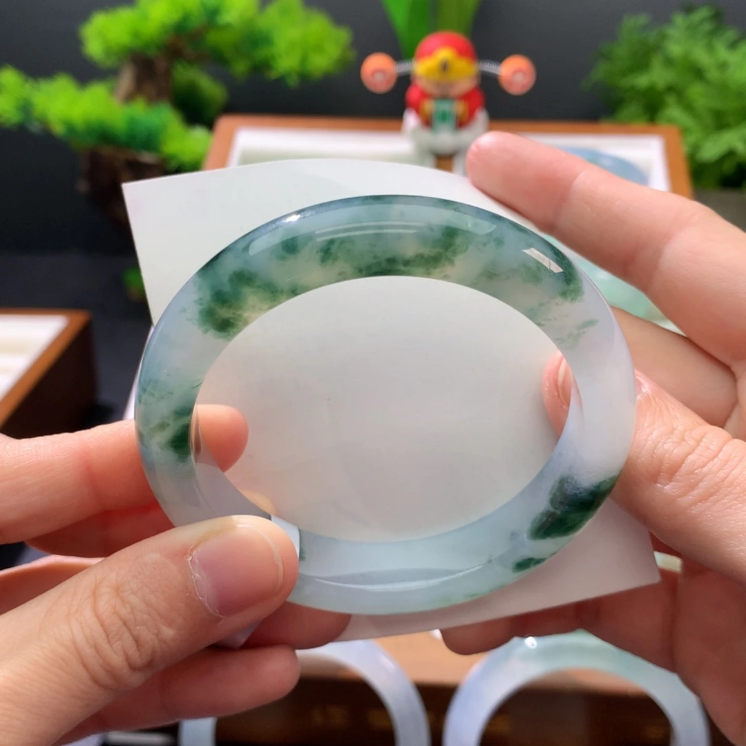 翡翠未镶嵌手镯闪购 7