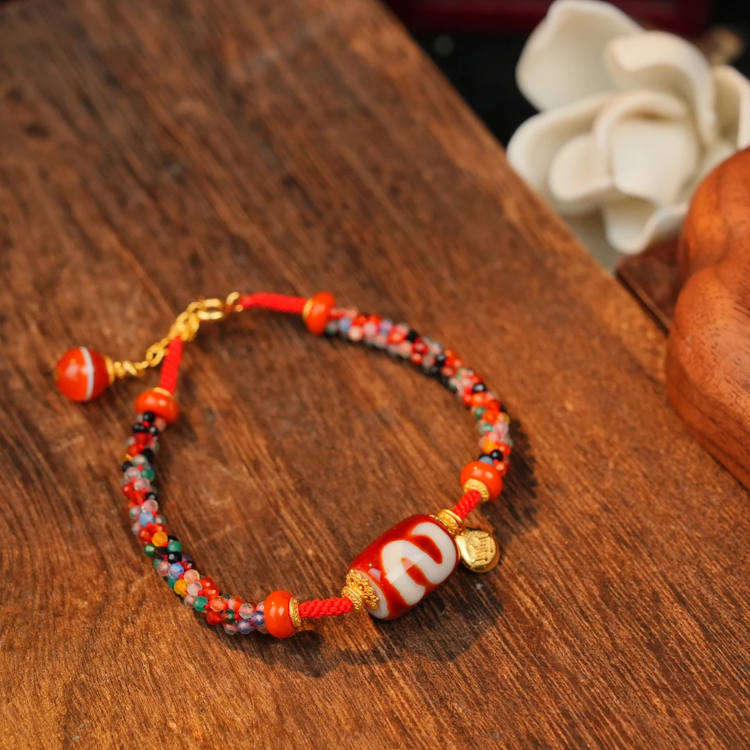 S纹珠珠玛瑙手绳LXR0100221