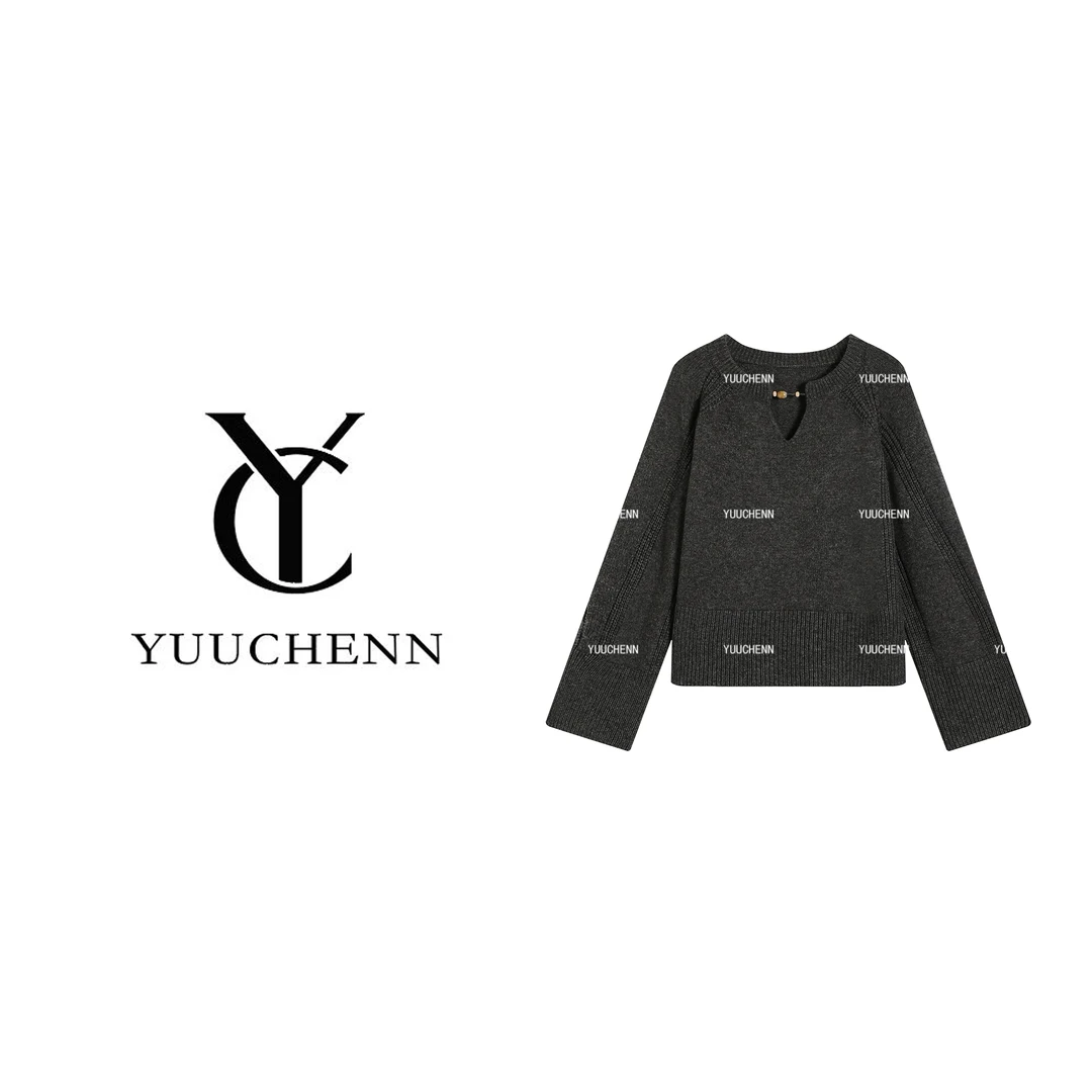 YUUCHENN 纯色针织常规款磨毛秋季宽松型JYY-31516