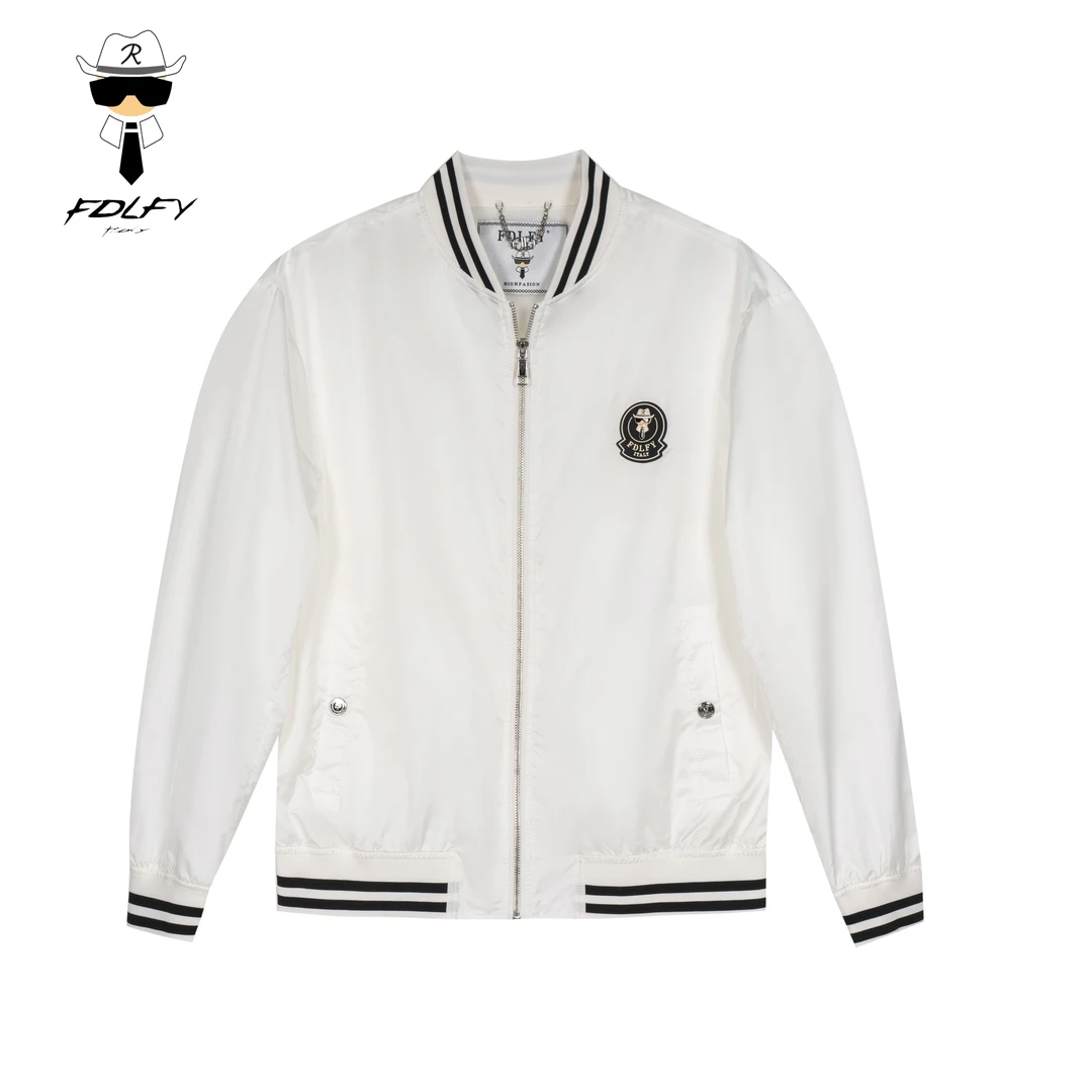 FDLFY老佛爷男装外套春秋季新款刺绣高级感夹克轻奢爆款棒球服