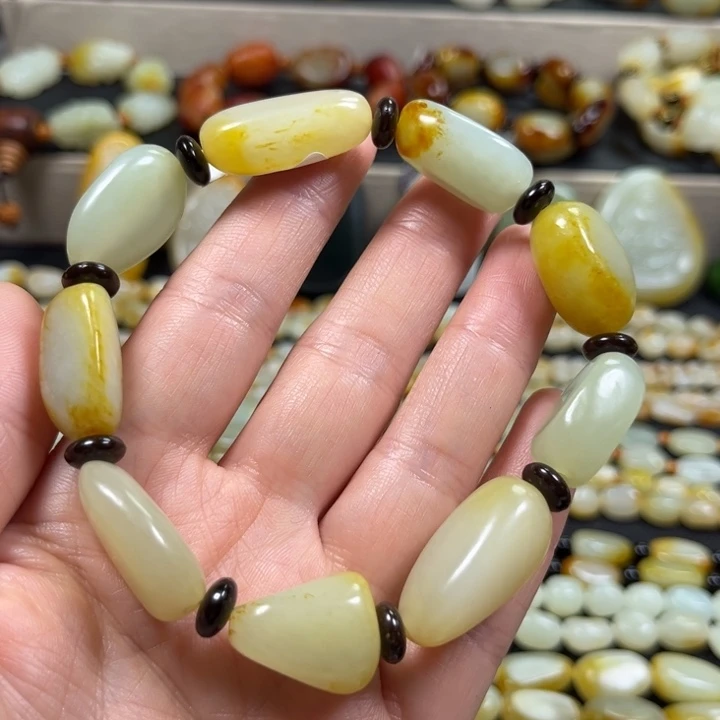 未镶嵌手串和田玉