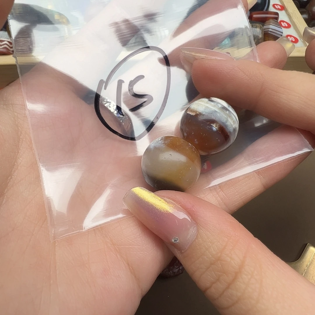 未镶嵌玛瑙/玉髓珠宝半成品