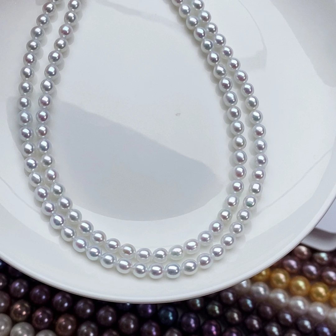 淡水珍珠颈饰银S925镶嵌