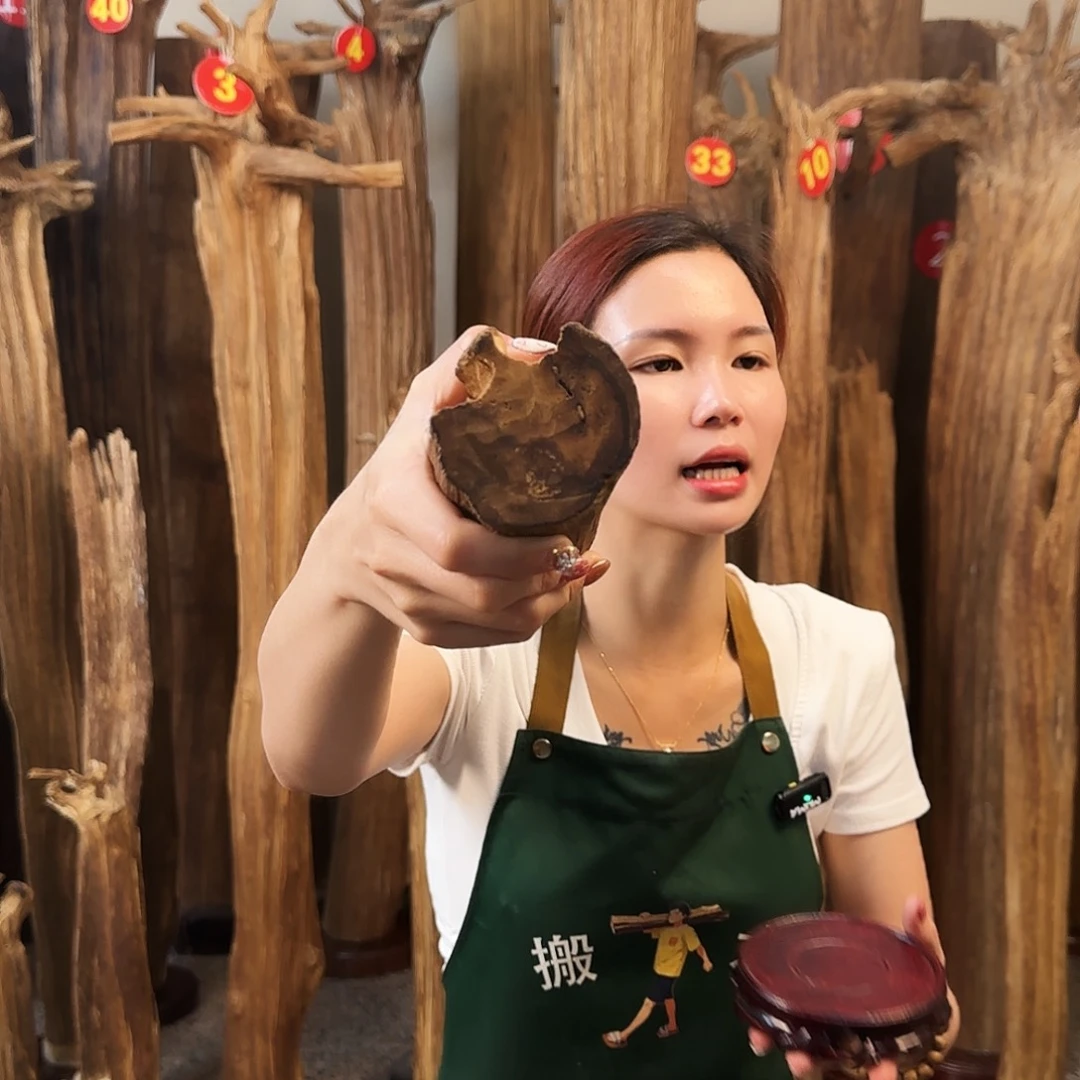 沉香碎屑沉香天然沉香原材料摆件➕摆件
