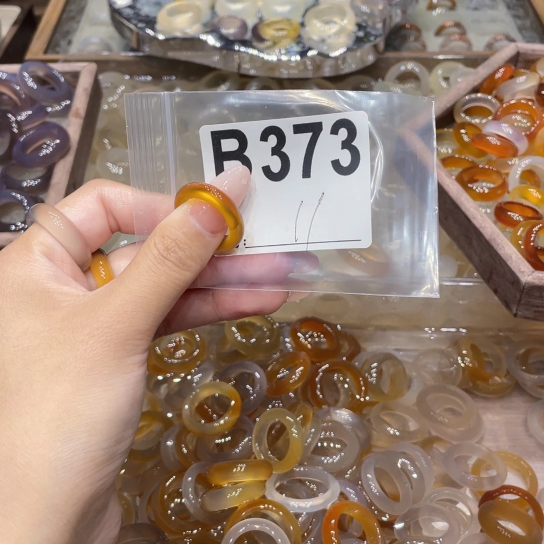 玛瑙/玉髓未镶嵌戒指373