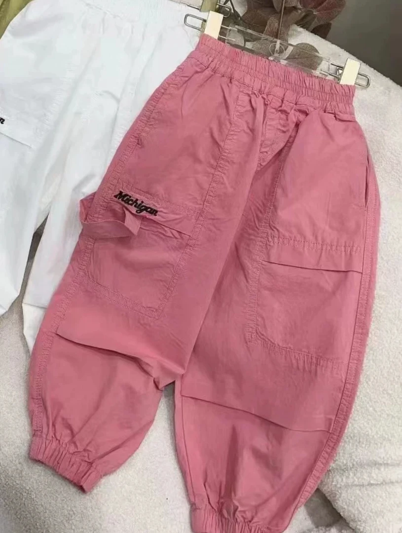 1100休闲时尚工装裤棉布裤男女童