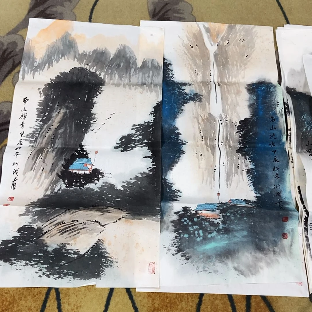 国画巩*冯衍成手绘作品欣赏50.100