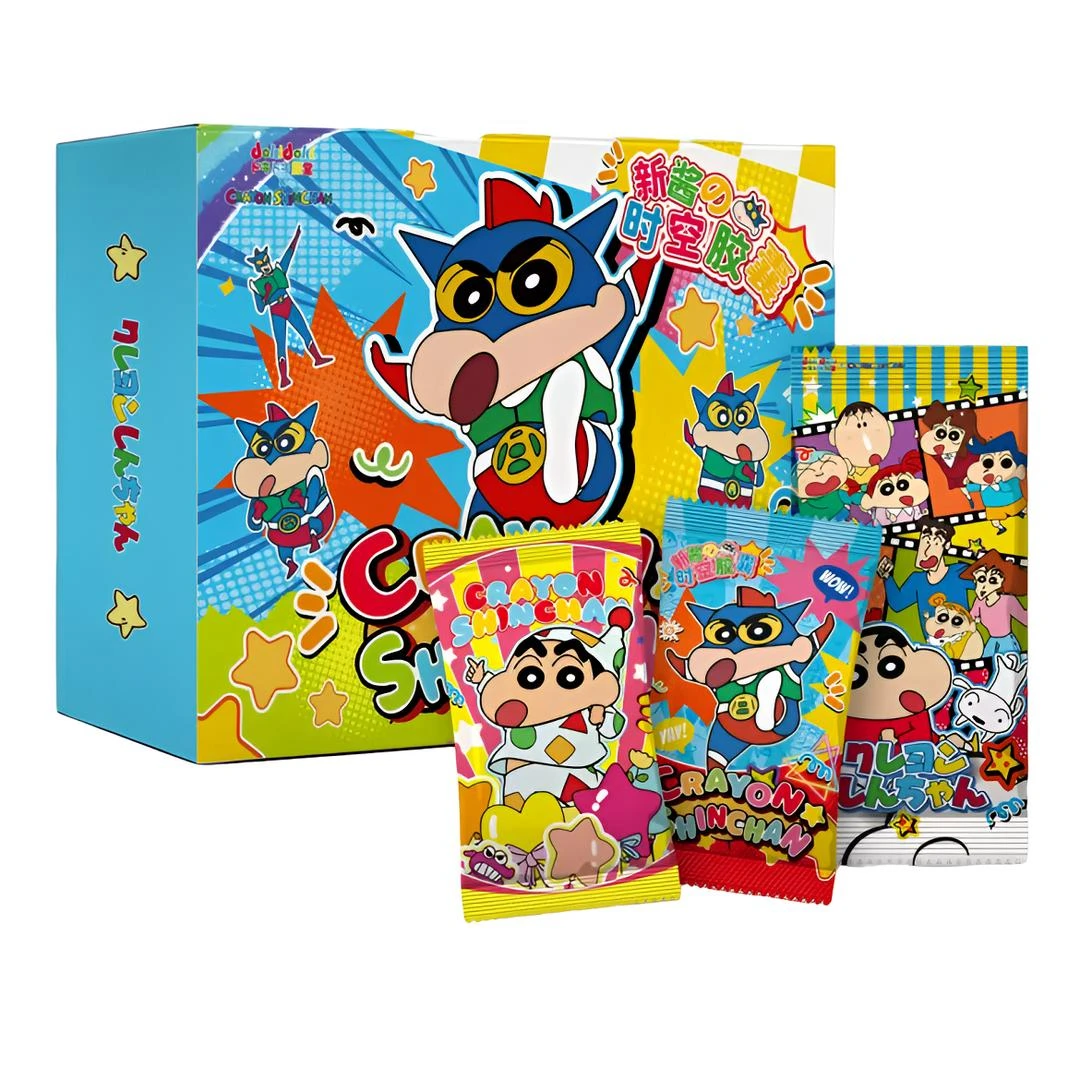 【新人浮浮】Doki殿堂× 蜡笔小新-新酱の时空胶囊二创收藏盲盒卡牌