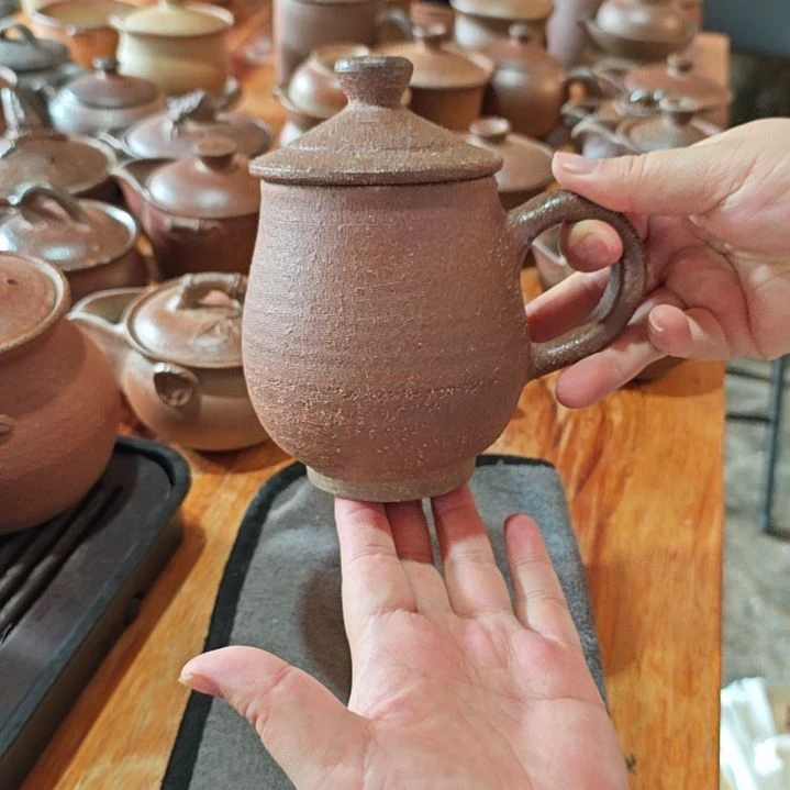 大粗陶马克杯大肚杯