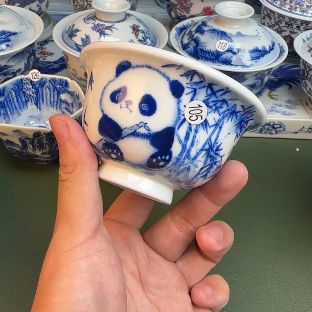 彦祖纯手工手绘茶具105