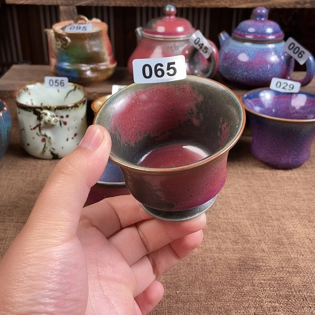 瓷片钧瓷茶壶茶具