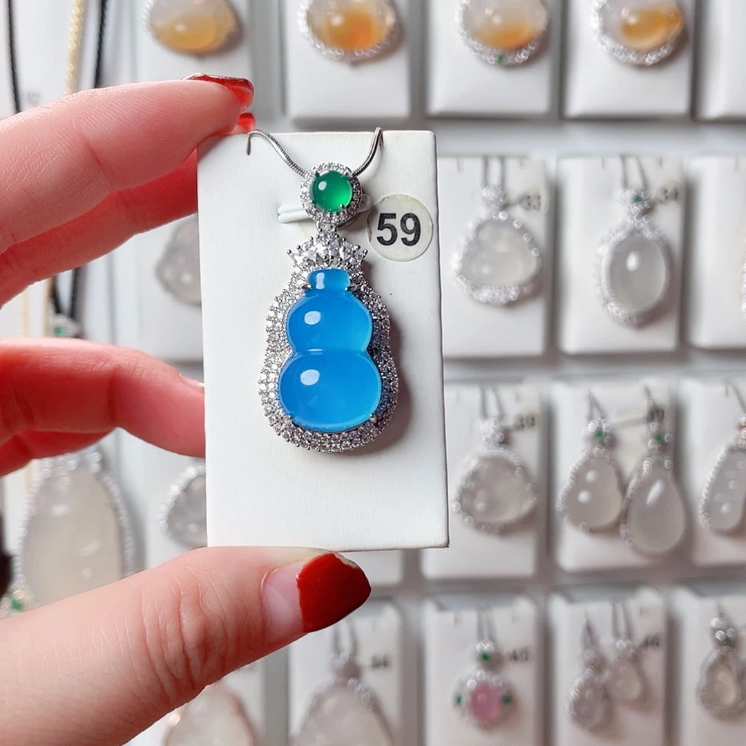 玛瑙/玉髓吊坠(赠链)未镶嵌