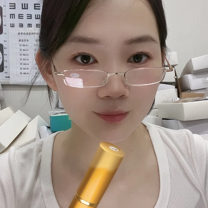 便携笔筒100金属的老花镜