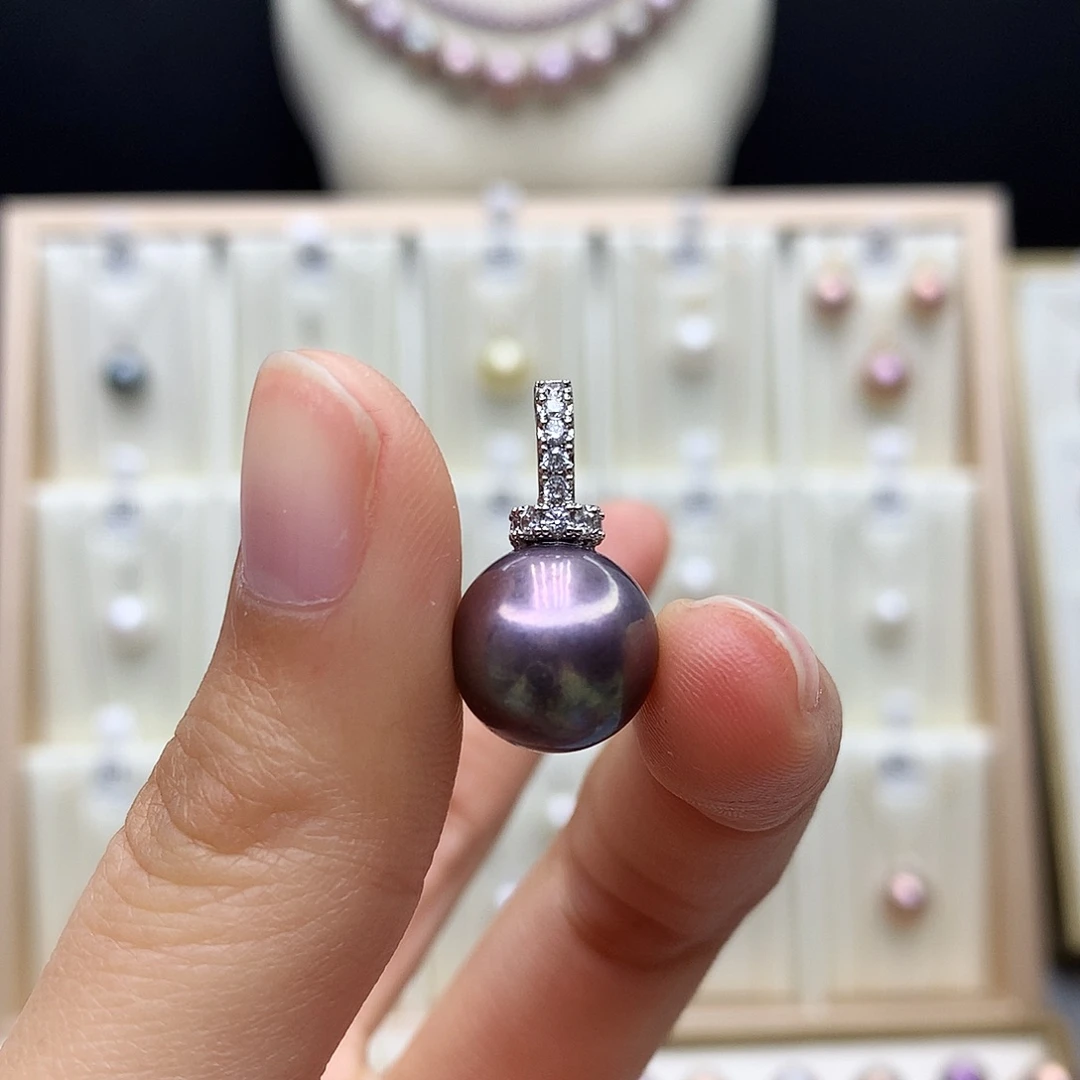 合金淡水珍珠颈饰