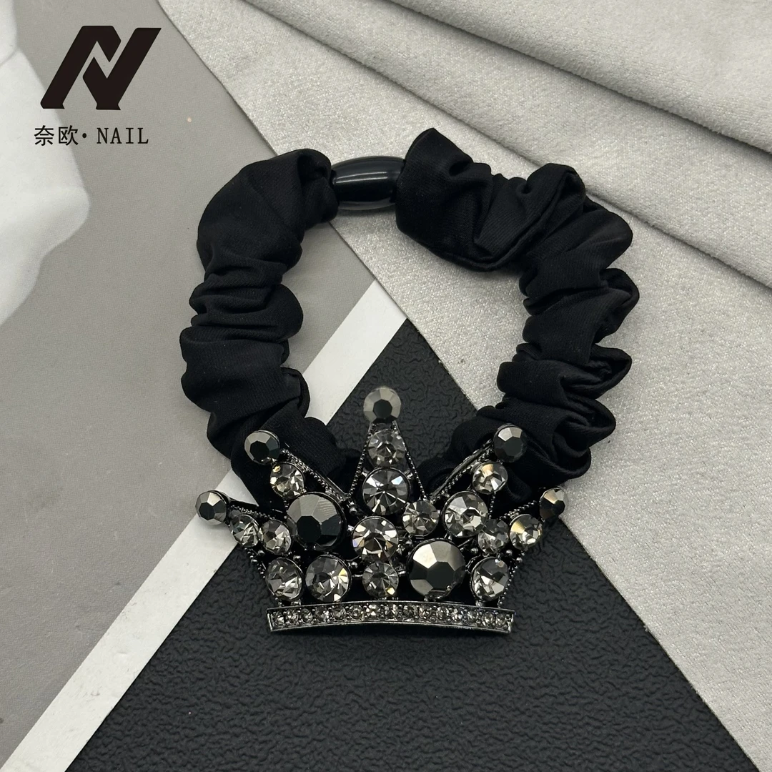 【NAIL·奈欧】设计师系列6274皇冠头绳发圈精致高级