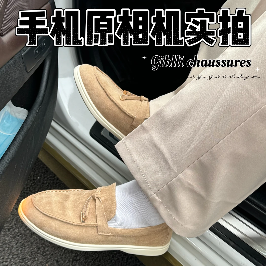 百搭英伦风马衔扣时尚休闲舒适圆头乐福男鞋软底防滑一脚蹬布鞋