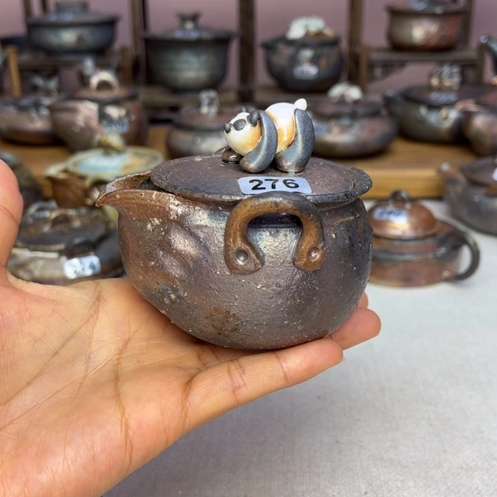 壶裸柴烧陶瓷茶具