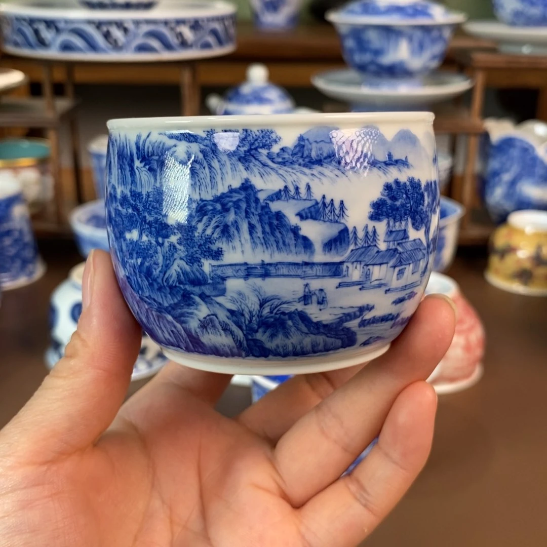 杯景德镇陶瓷手工手绘