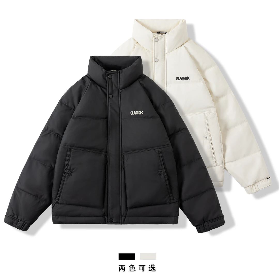 【 鸟叔专属】90白鸭绒情侣立领时尚休闲保暖羽绒服外套563