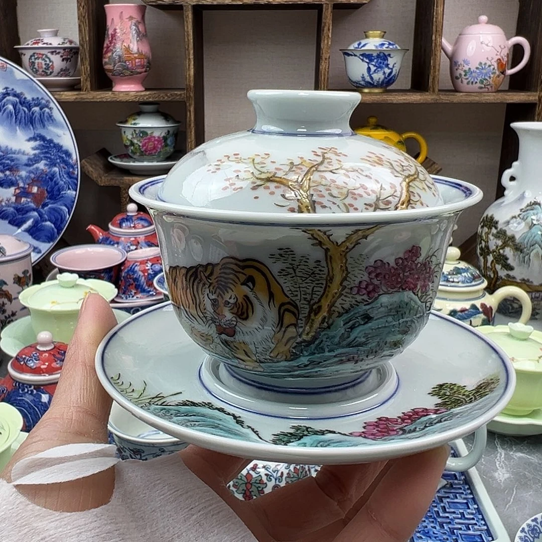 陶瓷摆件景德镇陶瓷567老厂瓷30