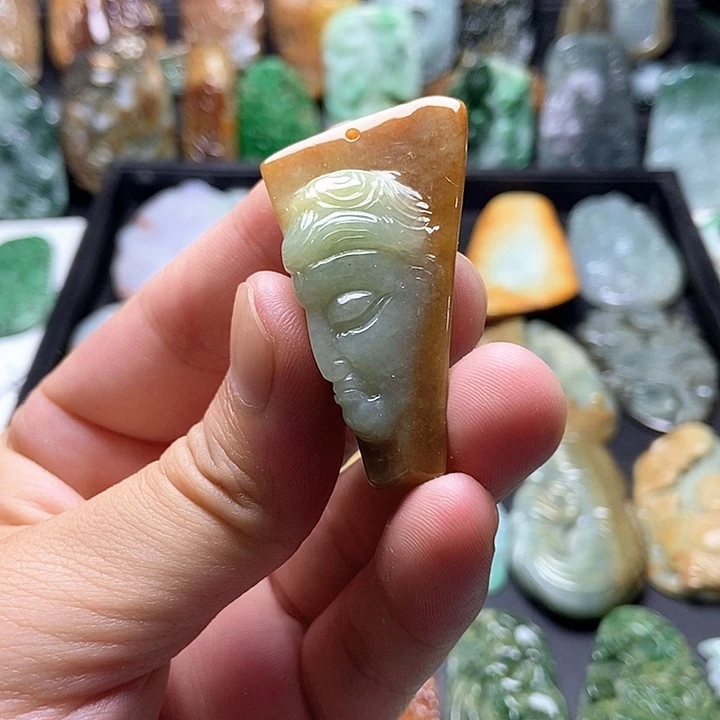 颈饰未镶嵌翡翠翡翠a货