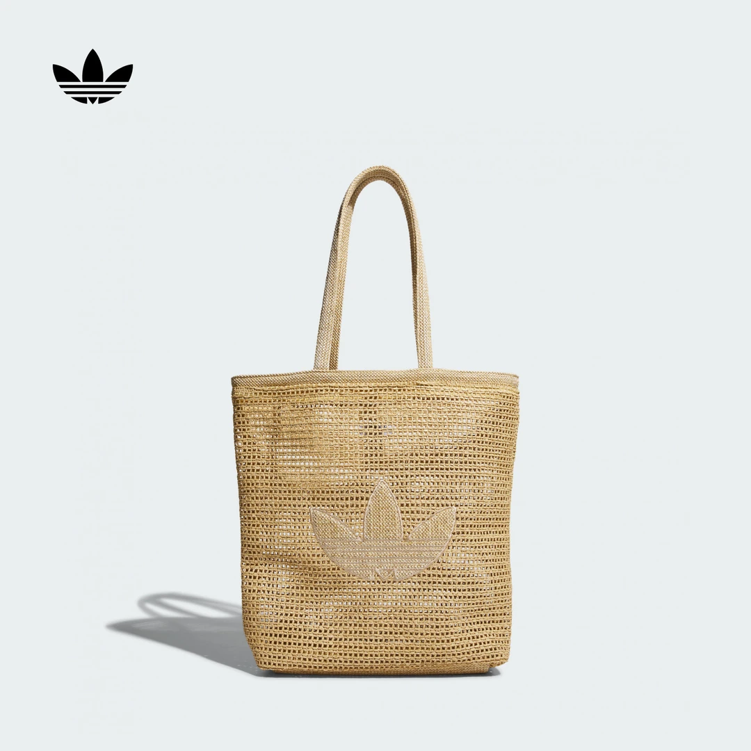 阿迪达斯三叶草 大容量实用运动镂空针织腋下包女款adidas KC1421