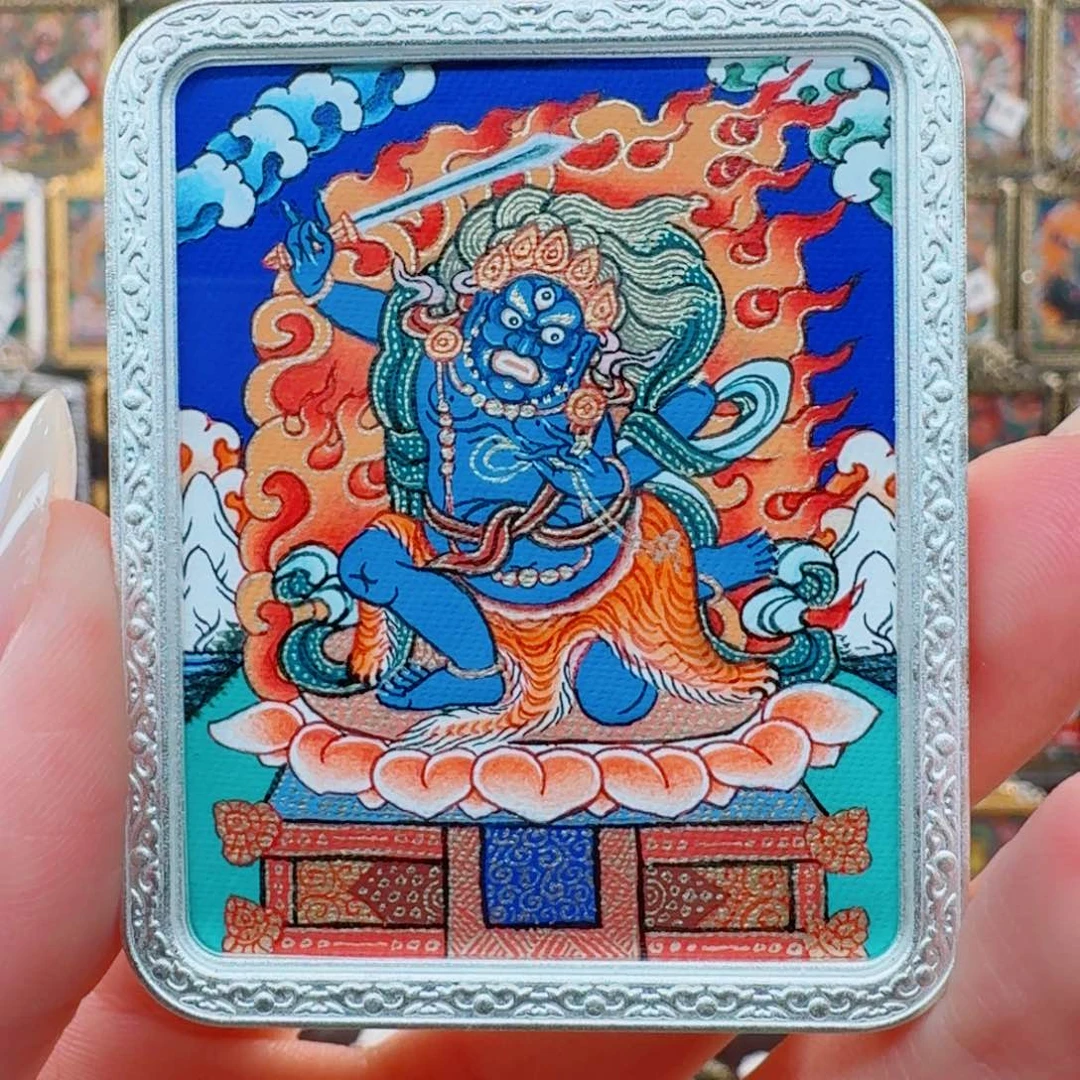 我***良吊坠不动 热贡 桑吉本