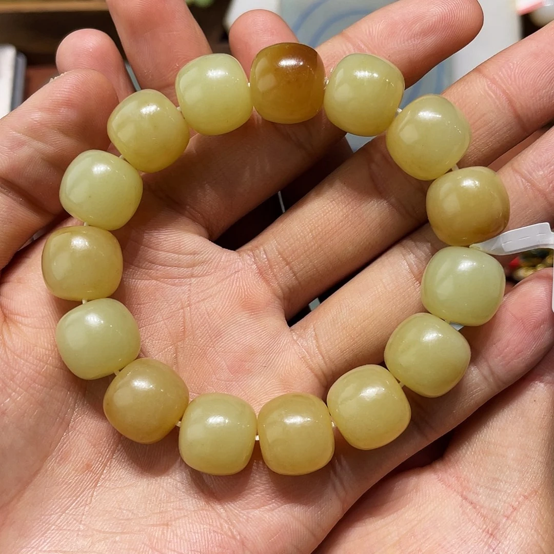 和田玉未镶嵌手链