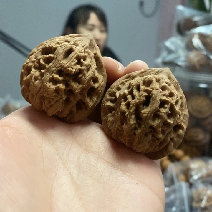 文玩核桃把件 40.5望月小众