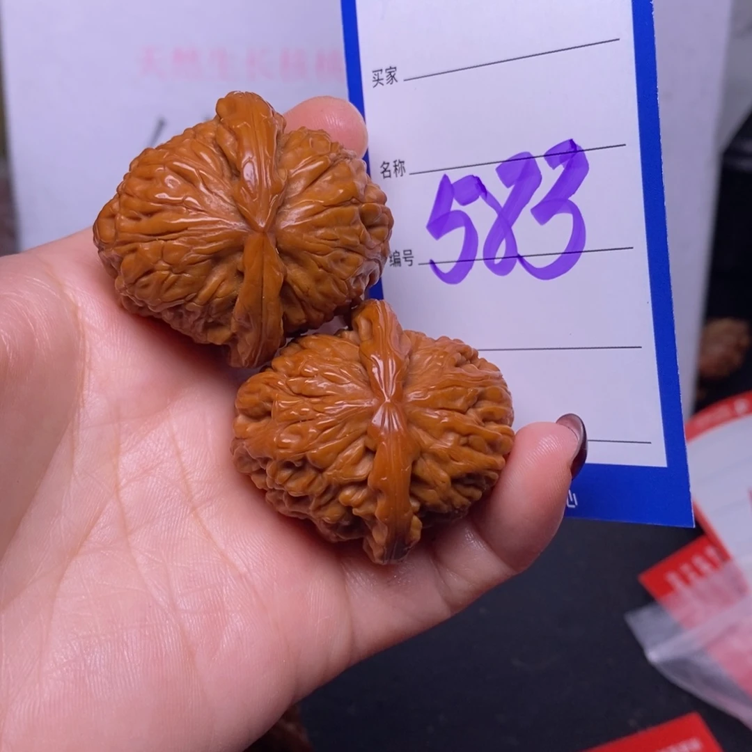 把件文玩核桃583/38白狮子