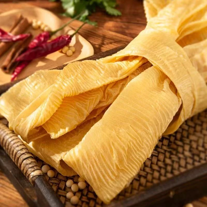 长条豆皮 素牛排 手工无盐粒大豆素肉豆制品素肉到手二斤1