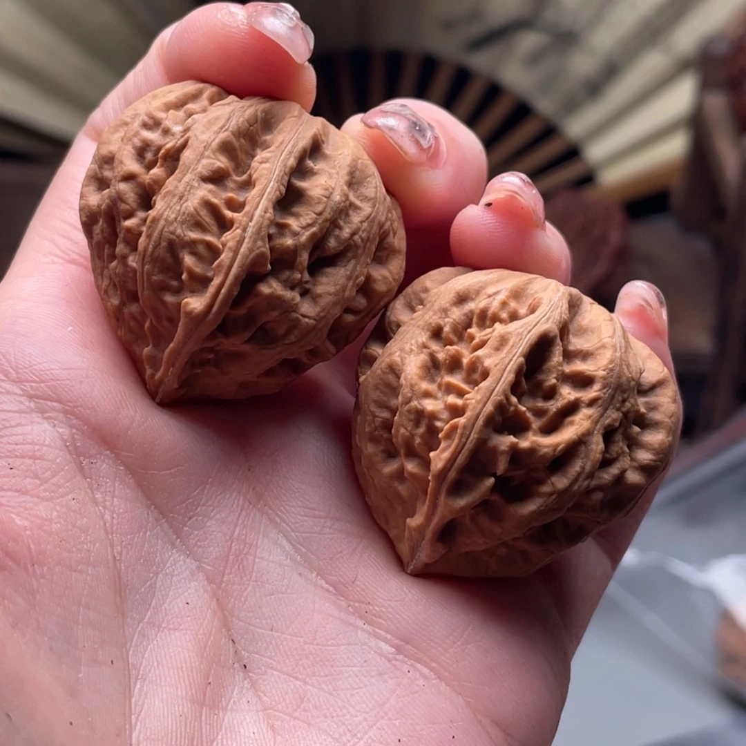 文玩核桃把件楸刀鱼47