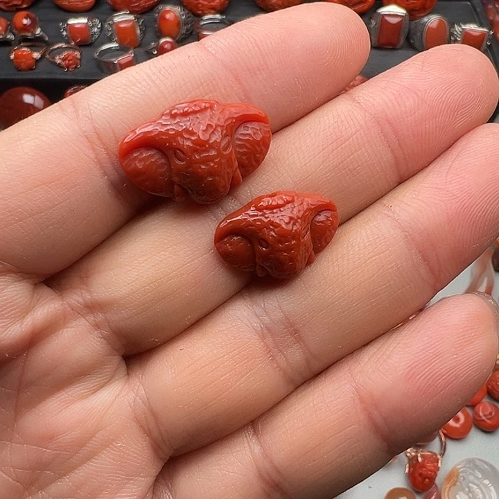 西***南南红玛瑙未镶嵌手串