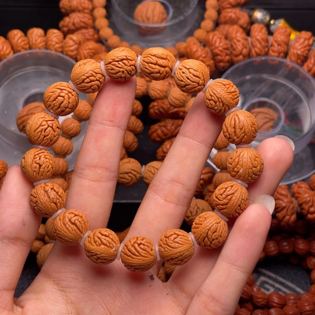 木质类秦岭核桃密纹绣球