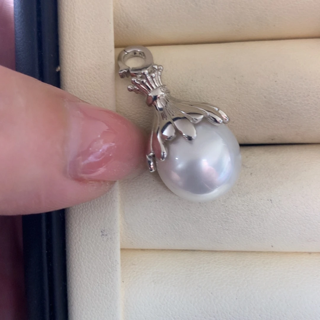 海水珍珠18K金镶嵌颈饰