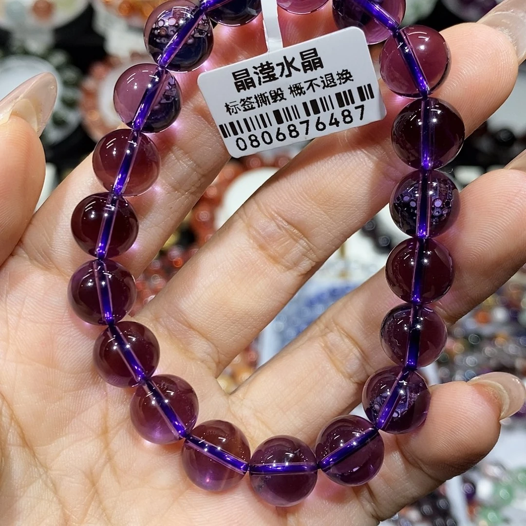 未镶嵌手串水晶紫水晶10