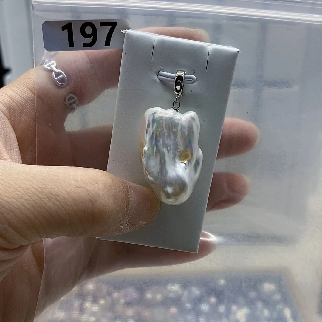 颈饰合金淡水珍珠