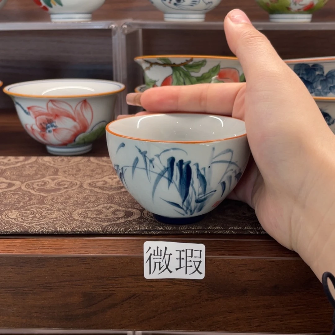 釉下老陶泥手工绘制