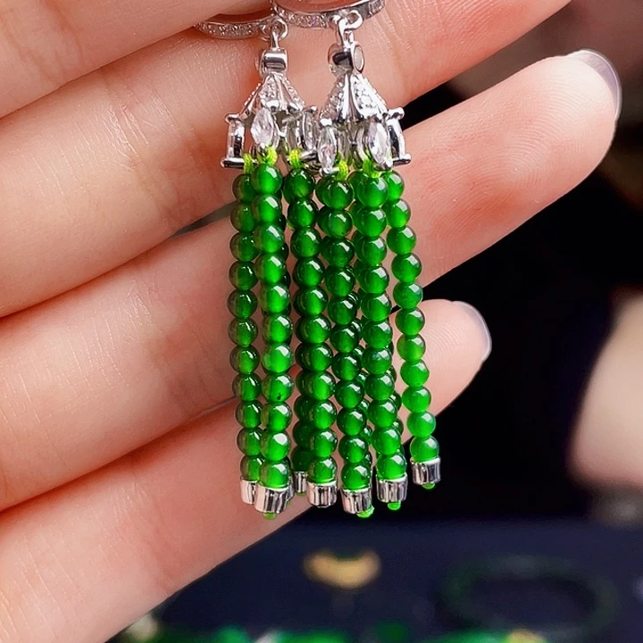 翡翠银S925镶嵌颈饰多样性