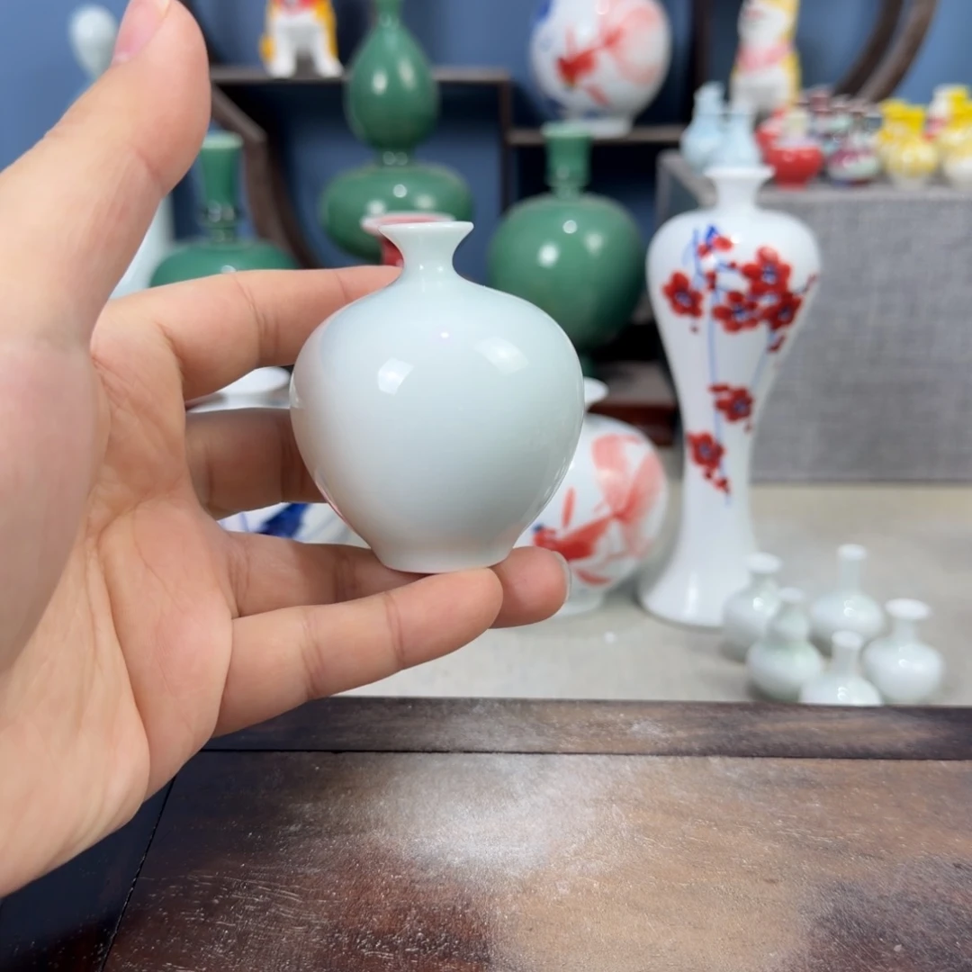 陶瓷手工小花器摆件