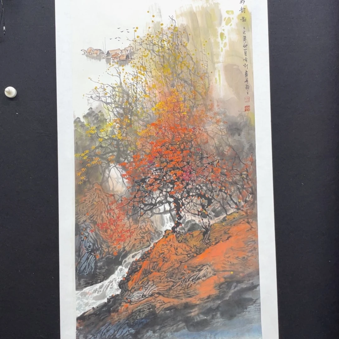 国画手绘国画，山水精品，