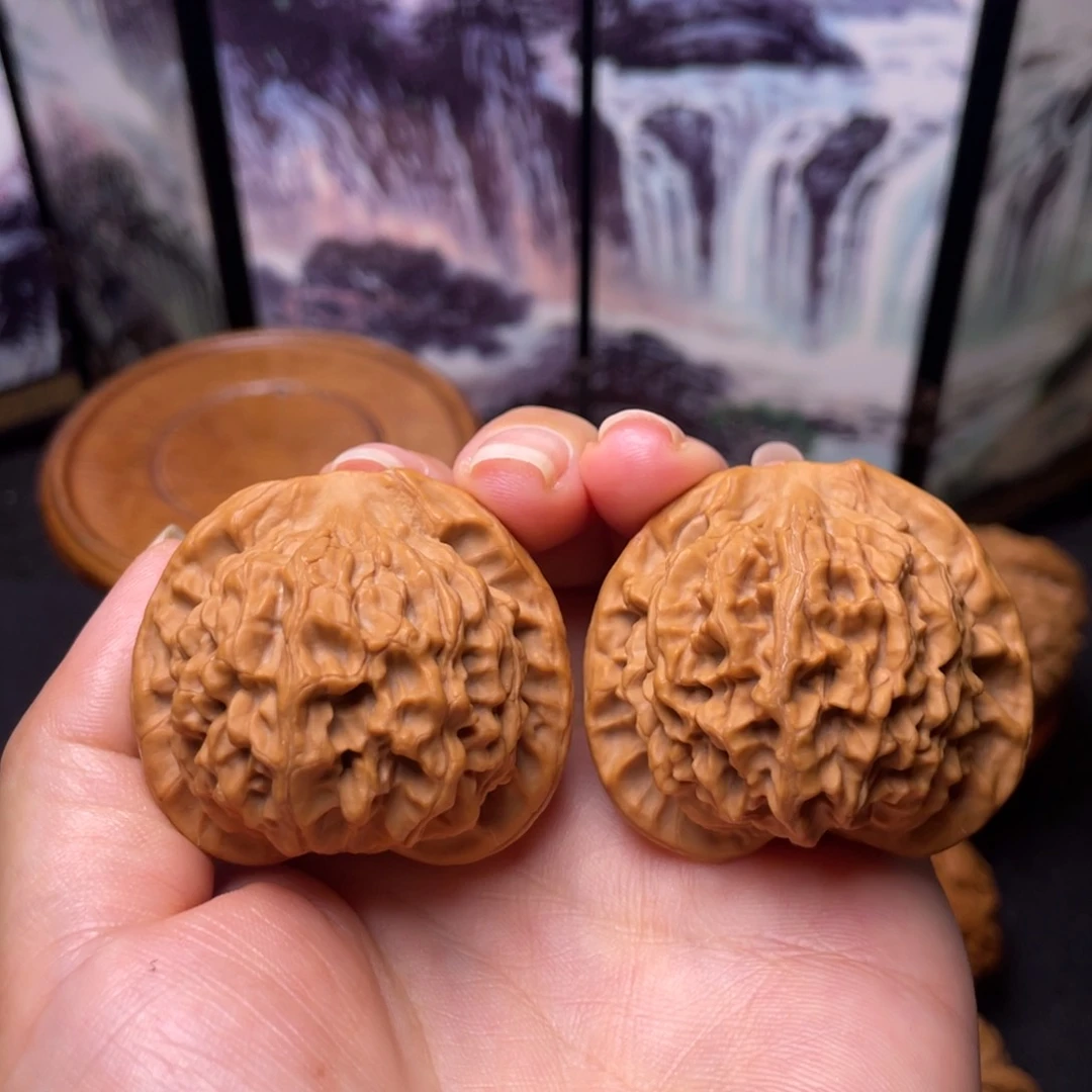 文玩核桃把件43全品天地圆