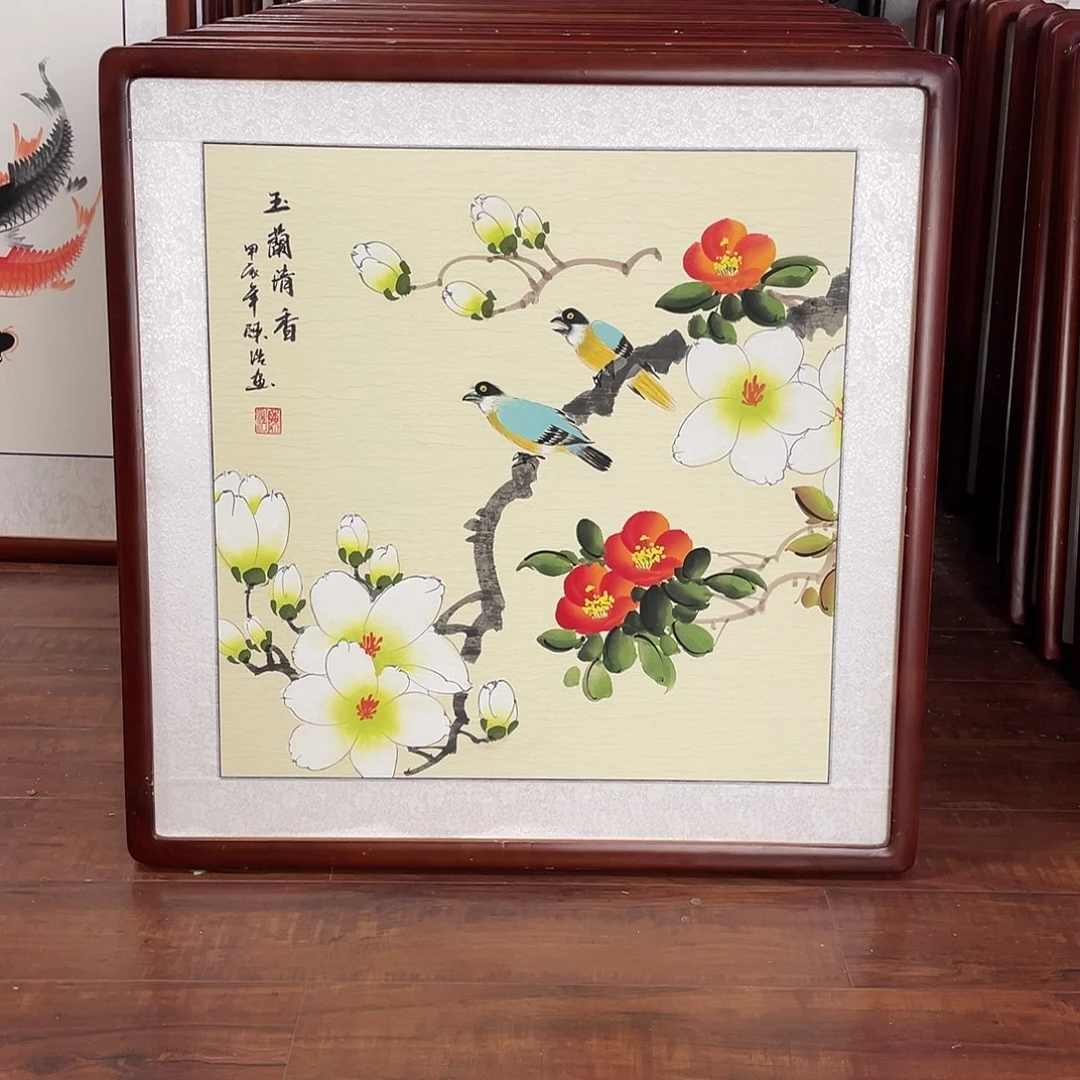 国画带框尺寸63*63厘米