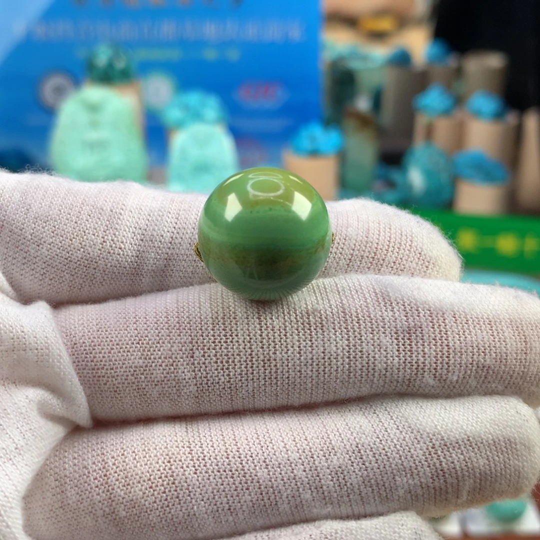 绿松石未镶嵌珠宝奇石17.5mm