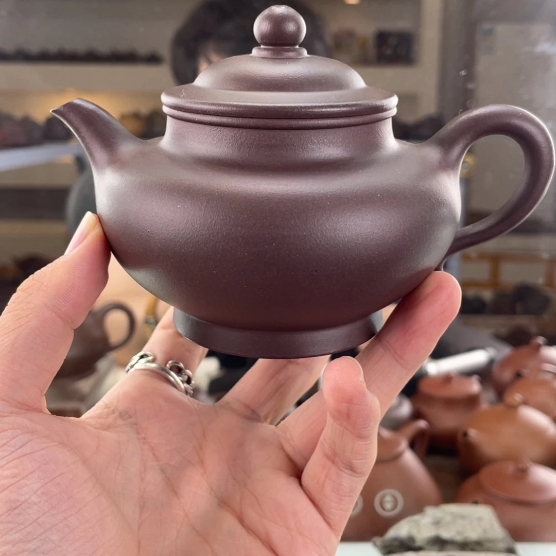 紫砂茶壶260cc老紫泥茶壶