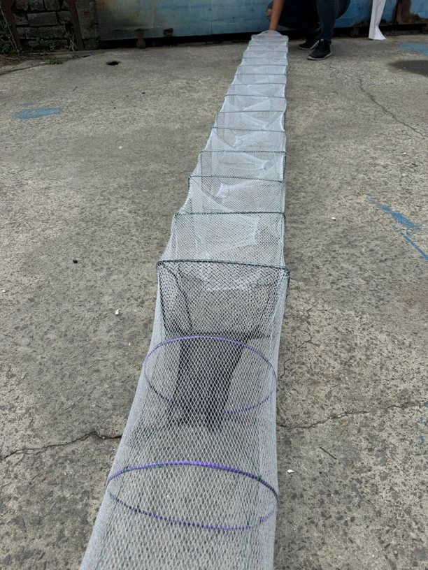 19节13门双倒须带坠2条 专用无节加密龙虾河虾笼多门设计精品笼子