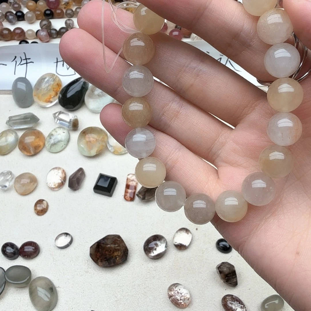 小***学未镶嵌珠宝半成品水晶
