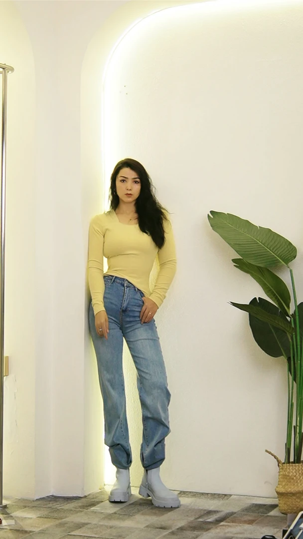 直筒裤牛仔裤两个颜色31503